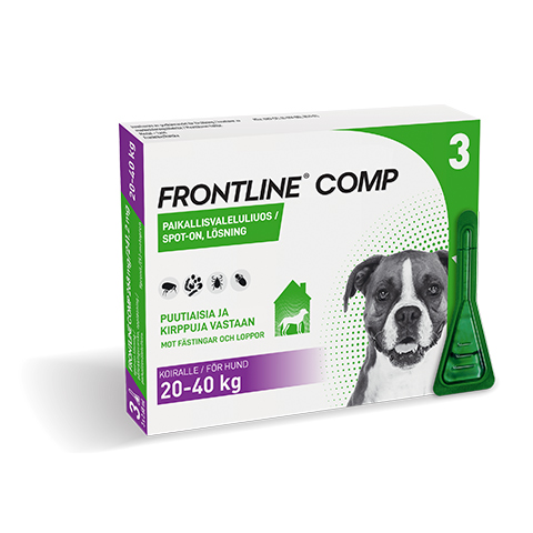 frontline comp koirille